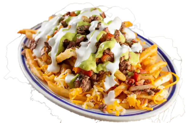 cheesy loaded fries